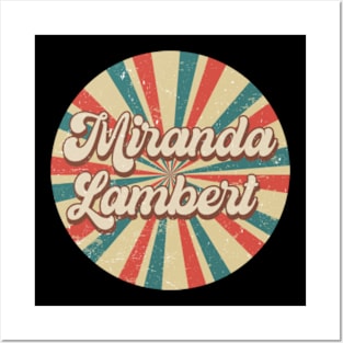 Circle Design Miranda Proud Name Birthday 70s 80s 90s Posters and Art